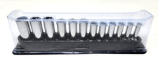 Snap On 12 Piece Metric 3/8” Deep Chrome Socket Set SFSM 8-19mm + Magnetic Tray Snap On 12 Piece Metric 3/8” Deep Chrome Socket Set SFSM 8-19mm + Magnetic Tray