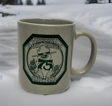 Vtg National Park Service NPS 75th 75 Years Coffee Mug 1916-1991 Newton B Drury