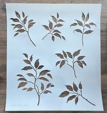 Citrus Leaves Wall Stencil - Cutting Edge Stencil