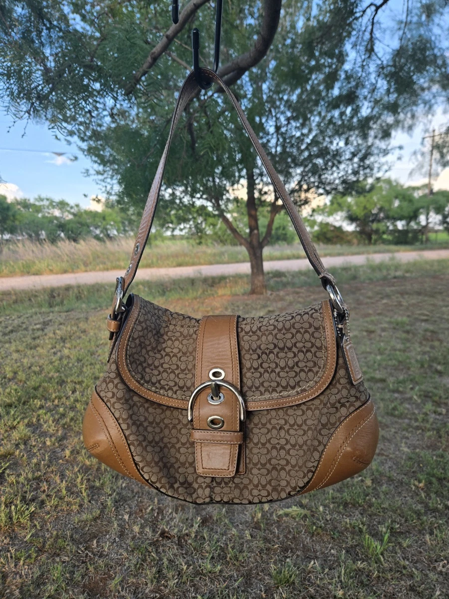 Coach Brown Signature Hobo Bag | eBay