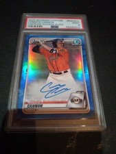 2020 Bowman Chrome Sapphire Edition Auto Connor Cannon Psa 9