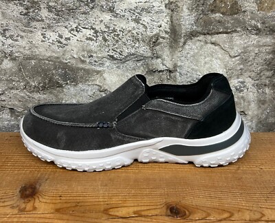 小物 VETEMENTS SKECHERS SOLVANO - VARONE 210799 BLACK MENS SIZE 10 CASUAL SHOE