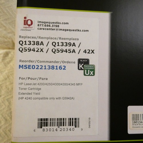Premium Toner Q1338A, Q1339A, Q5942X Q5945A, 42x 4200/4250/4300/4350/4345 ZXJC4 - 第 5/9 張圖片