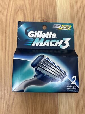 Gillette Men's Mach3 Razor Replacement Cartridges - 2 ct