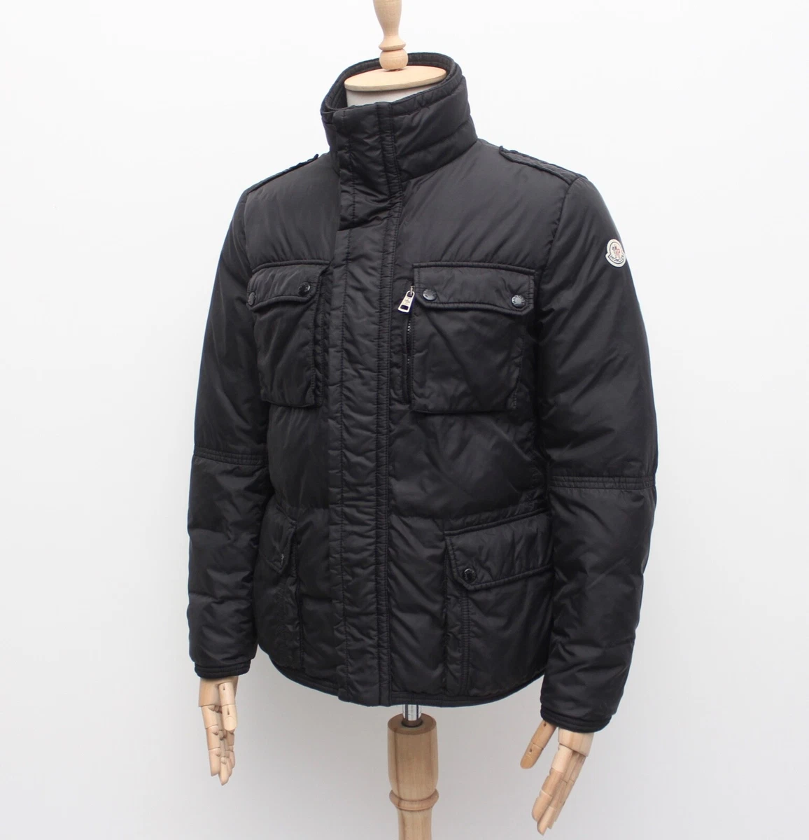Men's MONCLER Amazzone Padded Multipocket Down Puffer Jacket Full Zip Size 3 ~M