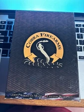 Factory/OEM Cobra Firearms  .380 Semi-Auto Pistol Box and owners manual FA & CA