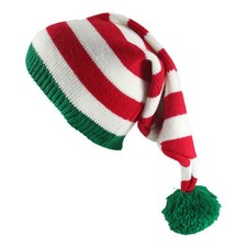 Christmas Knit Hat Women Men Adult Santa Hat Beanie Winter Warm Hat For New Year