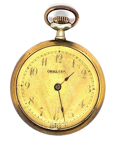 Watch Vintage Revlon Women Dark Brown Leather Band Gold Tone 