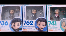 Juego de 3 figuras Good Smile Company de Nendoroid Yuri on ICE 736 741 762 Yuri Victor