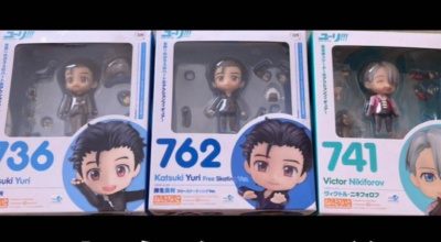Nendoroid Yuri on ICE 736 741 762 Yuri Victor Figure 3 Set Good