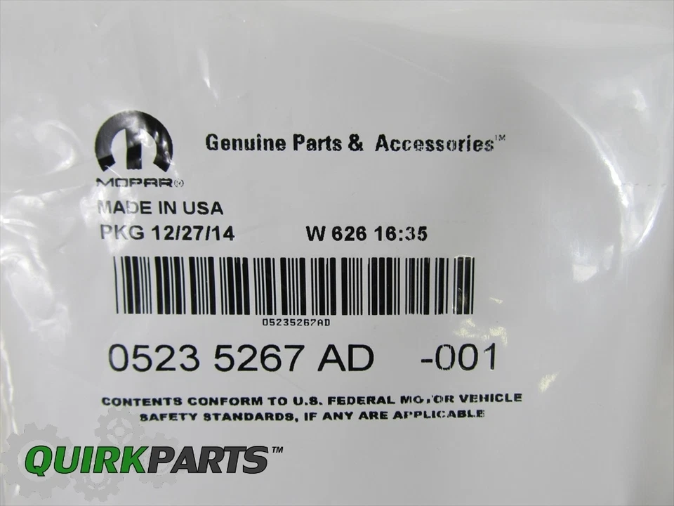 JEEP DODGE CHRYSLER THERMOGUARD BATTERY WARMER COVER OEM NEW MOPAR 5235267AD - Image 4 of 4