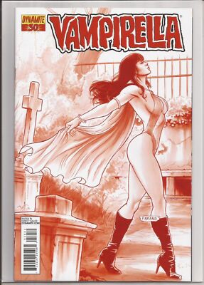 VAMPIRELLA #30 - High-End NEVES BLOOD RED Variant - Ultra LTD to 25 - W/COA