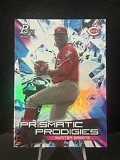 2019 Bowman Platinum Prismatic Prodigies Hunter Greene #PPP-36 Cincinnati Reds