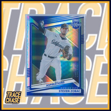2022 Panini Elite Extra Edition Baseball Steven Zobac Aspirations 063/349 #115