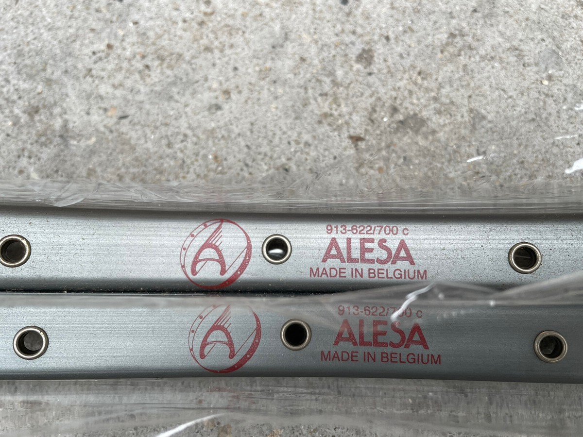2 Vintage NOS ALESA 700c Grey Rims Bike Bicycle 32 H | eBay