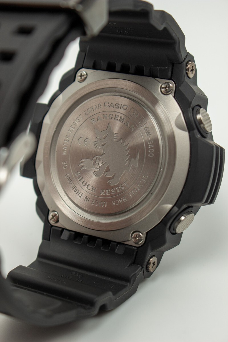 【中古】G-SHOCK RANGEMAN GW-9400 Genuine CASIO G-Shock GW-9400 Original Gasket Case-Back O