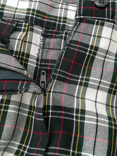 School Apparel Black Tartan Plaid Pleated Uniform Skirt Girls 18 (Waist 30) - Picture 4 of 7