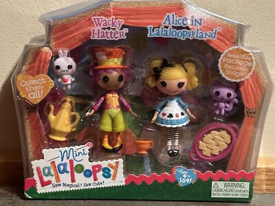 Alice In Wonderland Mini Lalaloopsy Mad Hatter Tea Party Play Set NIP