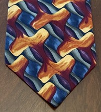 J. Garcia Mesa Collection seven By Stonehenge 100% Silk Made In Usa