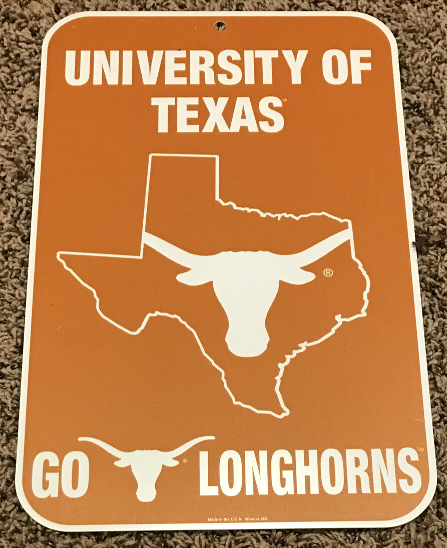 Texas Longhorns Wall Dorm Man Cave Sign 11x17 - 3 to Choose