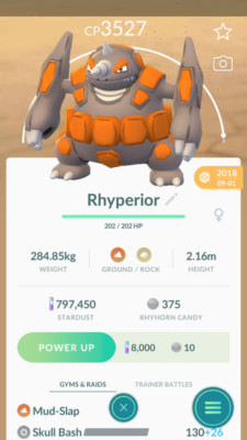 Pokemon Trade GO - Rhyperior 2017/2018 for Lucky Trade Guaranteed