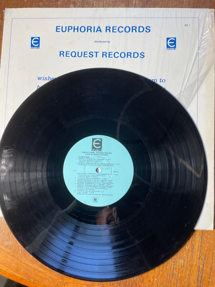 RARE Euphoria Records Sampler Request Records Classical w/shrink VG - Image 3 of 4