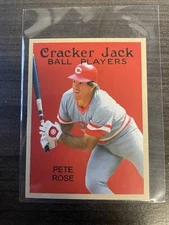 Pete Rose 2022 Cracker Jack 2 1/4" x 3" Ball Players Card-#13
