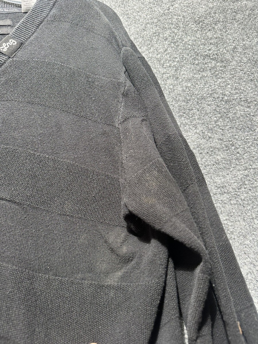 LRG CLOTHING COMPANY ROOTS + EQUIPMENT Woven Black MEN’S SZ Small Cardigan View 3
