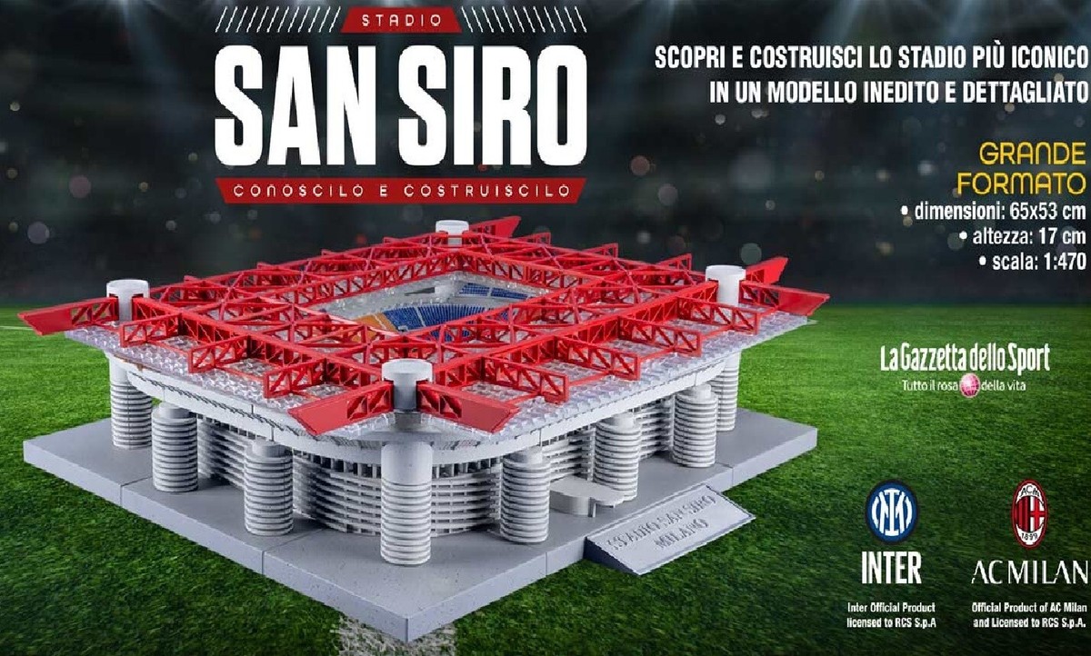Siro Stadium Toys San Siro Miniature San Siro Football Stadium 3D