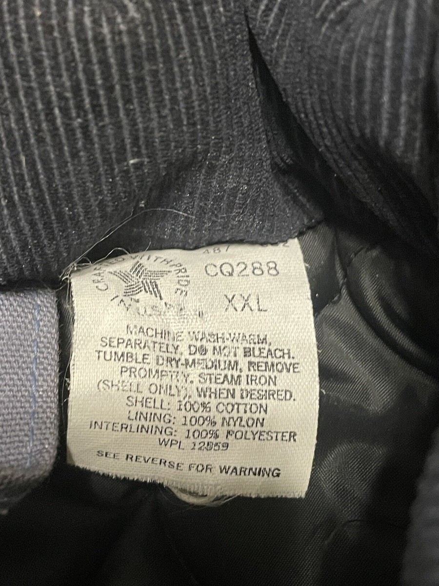 Vintage 80's Carhartt CQ288 Canvas Work Quilted Union USA Vintage 80's Carhartt CQ288 Canvas Work Quilted Union USA