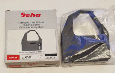1x GEHA NYLON ribbon black size 650 for C.ITOH 8510, NEC, Toshiba, HP, etc.
