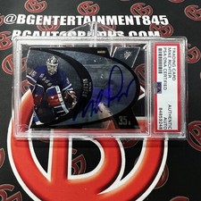 Mike Richter auto card 1997 Upper Deck SPX #31 PSA Encapsulated NY Rangers