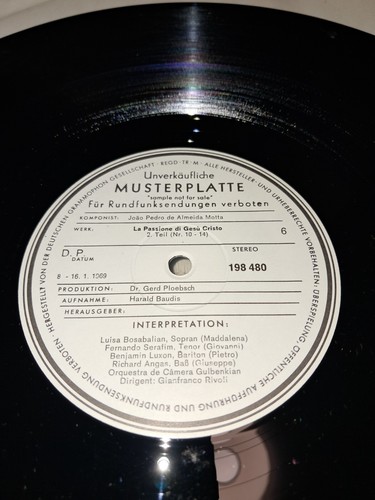 João Pedro de Almeida Motta - La Passione Di Gesù Cristo 3LP Box Promo Germany - Bild 10 von 10