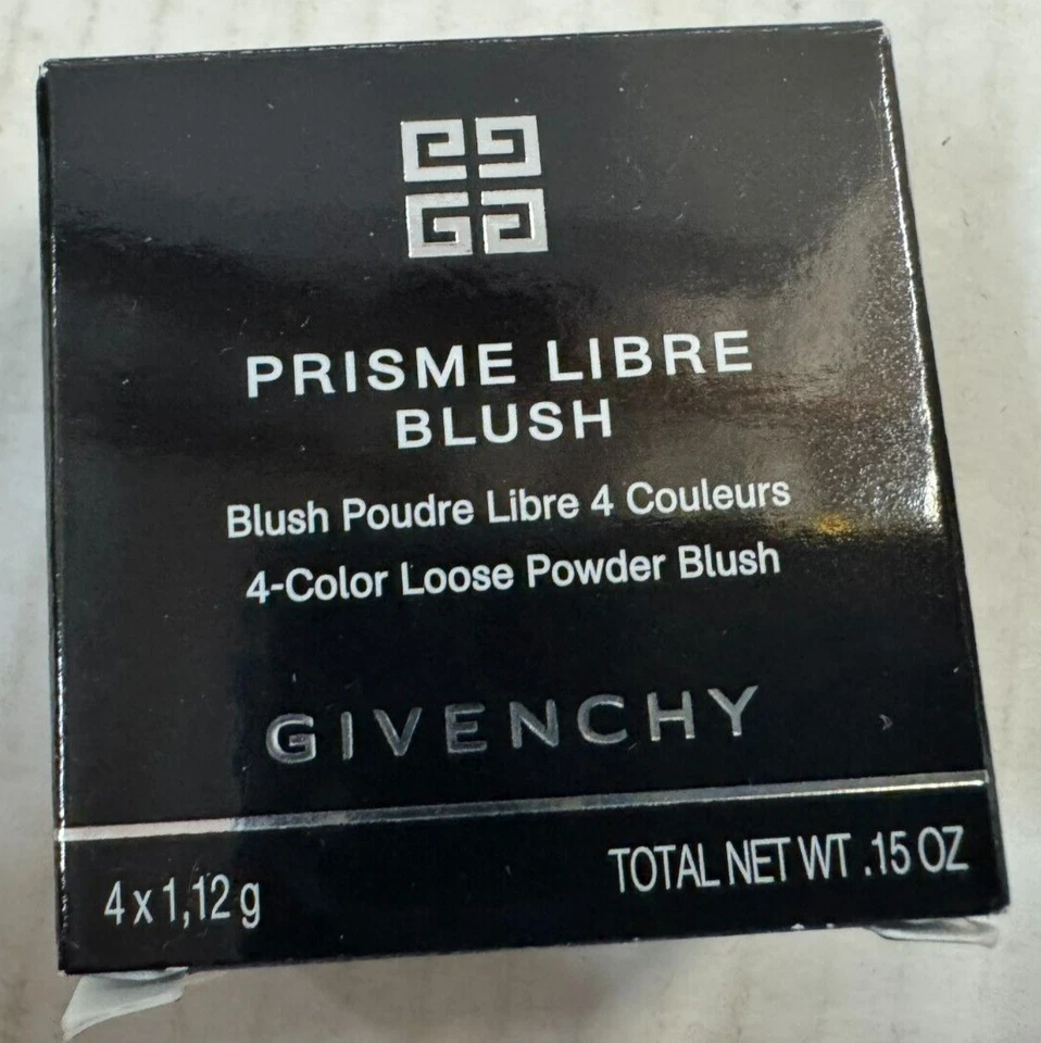 Givenchy Prisme Libre Blush 4-Color Loose Powder Blush 5 Popeline Violine NIB - Image 3 of 4