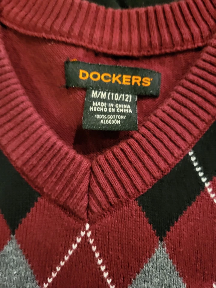 Suéter sin mangas 2ties and Dockers algodón Talla de niños 10 a 12. Buen estado.  Foto 2 de 4