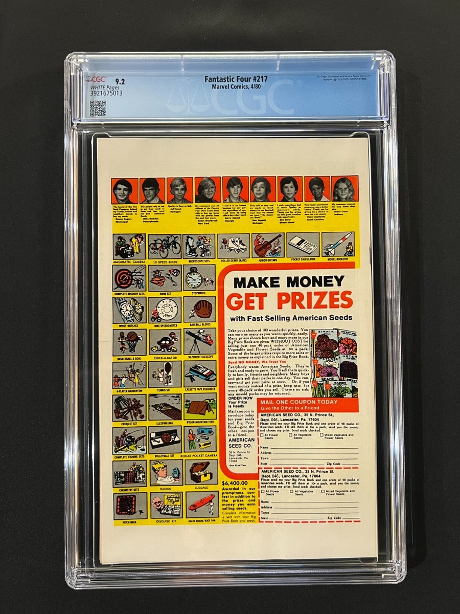 Fantastic Four #217 CGC 9.2 (1980) - Newsstand - Dazzler