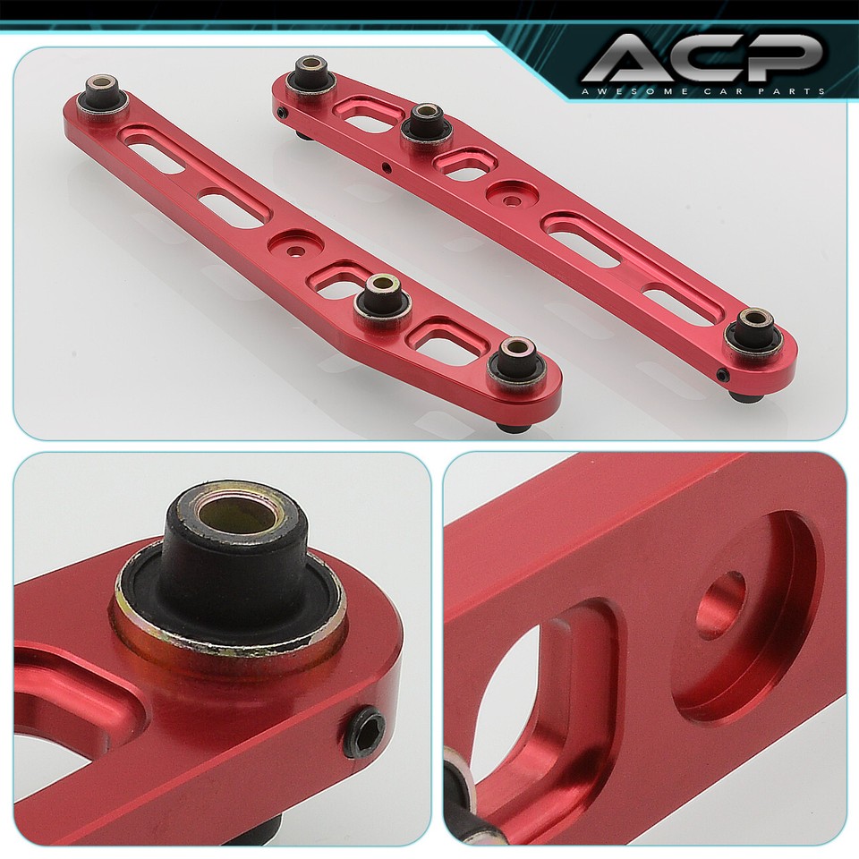 Skunk2 Alpha Rear Lower Control Arms Gold 89-95 Civic EF EG 89-91 CRX 90-01 Integra 93-97 Del Sol