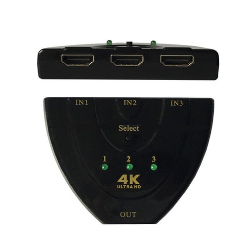 √4K HDMI 2.0 Cable Auto Switch Switcher Splitter Adapter 3 In to 1 Out Devices~, - Picture 11 of 13