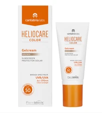 Heliocare Gel-Cream Sun Protection with SPF 50 Color Shade Brown, 50 ml