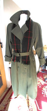 Clippermist Trench Coat Vintage 70s London Fog Scarf Removable Lining Sz 10 Wow!