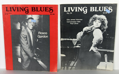 1980s Vintage Living Blues Magazines Rosco Gordon Etta James BB King Mayfield 