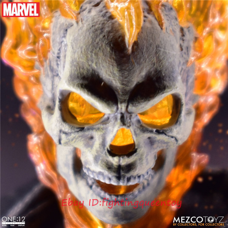 MEZCO TOYZ GHOST RIDER & HELL CYCLE One:12 Collective 6
