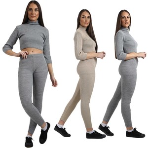 ladies knitted tracksuit