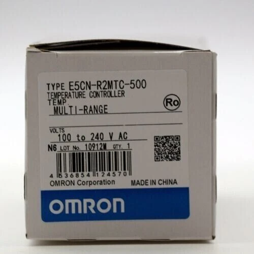 New In Box Omron E5CN-R2MTC-500 Temperature Controller 100-240VAC E5CNR2MTC500
