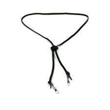 Country Classics Real Leather Chin Strap For Hats With Metal Clips Brown