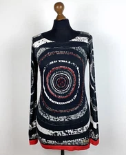 Desigual 37T2L29 womens shirt tunic Size M