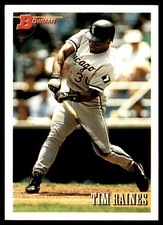 Tim Raines 1993 Bowman #499 White Sox MLB READ FREE SHIPPING AutographDen