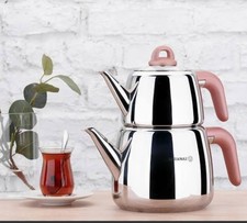 KORKMAZ Bella Rosegold Teapot Set 1 Lt/2 Lt - A045-01