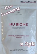 [2pk] Nu Skin NuSkin Pharmanex Nu Biome w/Caffeine Exp 10/2026 [NEW PACKAGING]
