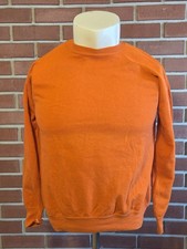 Sportswear 1970's 1980's Long Sleeve Crewneck Sweatshirt Mens Large Orange Crew